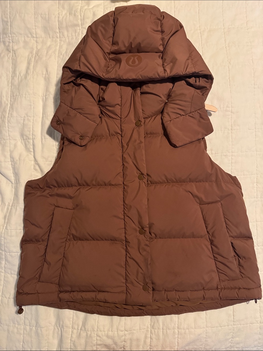 lululemon wunderpuff vest roasted brown - Picture 2 of 6